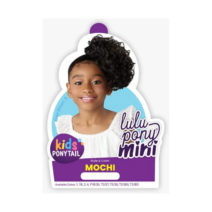 Sensationnel Lulu Pony Mini Synthetic Kids Ponytail - Mochi 7 Sensationnel Lulu Pony Mini Synthetic Kids Ponytail - Mochi - Image 5