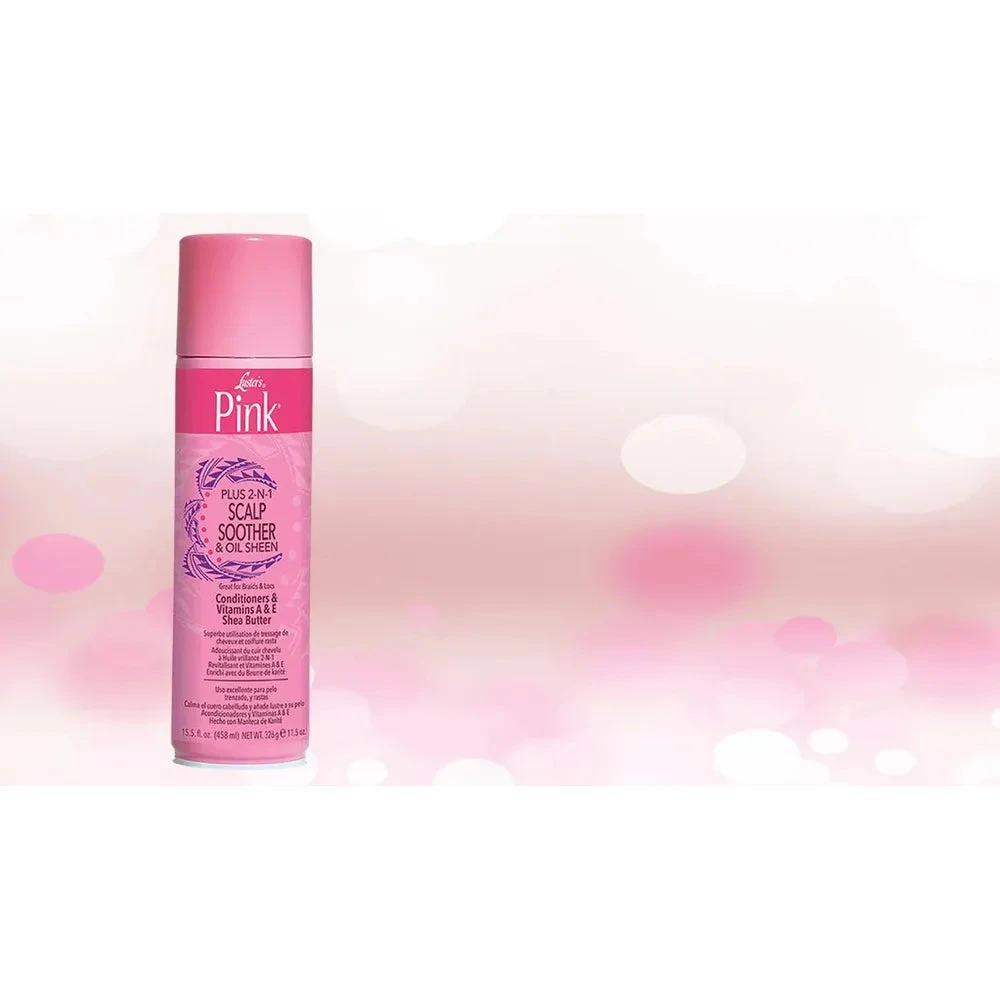 Luster's Pink Plus – Scalp Soother & Oil Sheen Spray – 9.5 Oz & 15.5 Oz 3 Luster's Pink Plus – Scalp Soother & Oil Sheen Spray – 9.5 Oz & 15.5 Oz