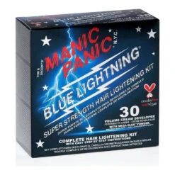 Manic Panic Blue Lightning 30 Volume Super Strength Lightening Kit 4oz