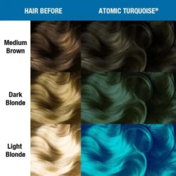 Manic Panic Creamtone Semi Permanent Hair Dye - Atomic Turquoise 4oz -Beauty Exchanges manic panic creamtone semi permanent hair dye atomic turquoise 4oz 637904