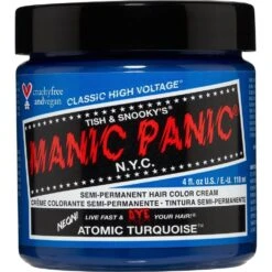Manic Panic Creamtone Semi Permanent Hair Dye - Atomic Turquoise 4oz