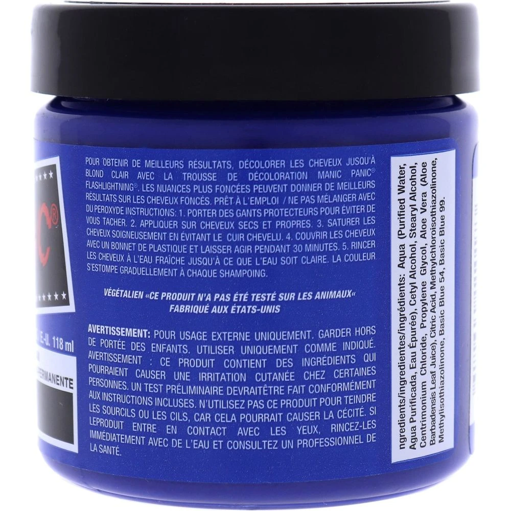 Manic Panic Creamtone Semi Permanent Hair Dye - Bad Boy Blue 4oz 4 Manic Panic Creamtone Semi Permanent Hair Dye - Bad Boy Blue 4oz - Image 2