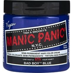Manic Panic Creamtone Semi Permanent Hair Dye - Bad Boy Blue 4oz