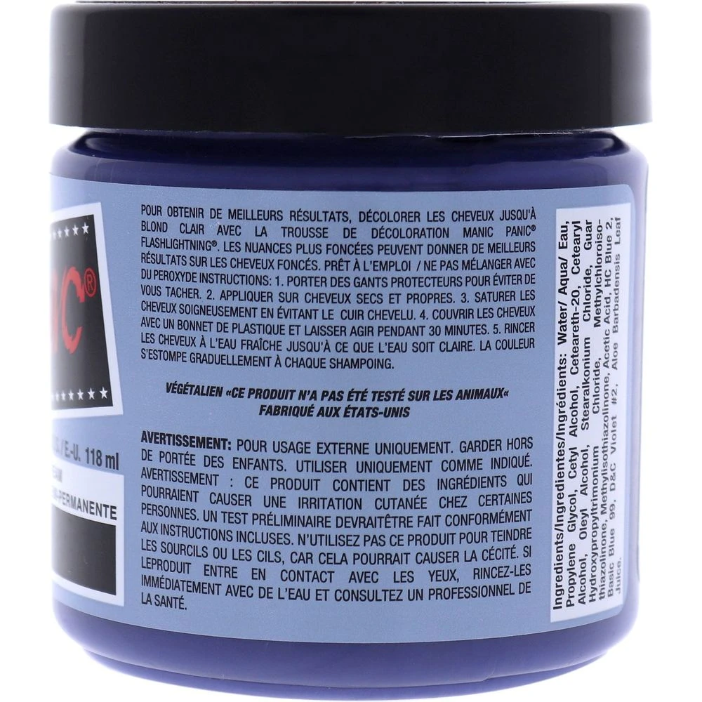 Manic Panic Creamtone Semi Permanent Hair Dye - Blue Steel 4oz 4 Manic Panic Creamtone Semi Permanent Hair Dye - Blue Steel 4oz - Image 2