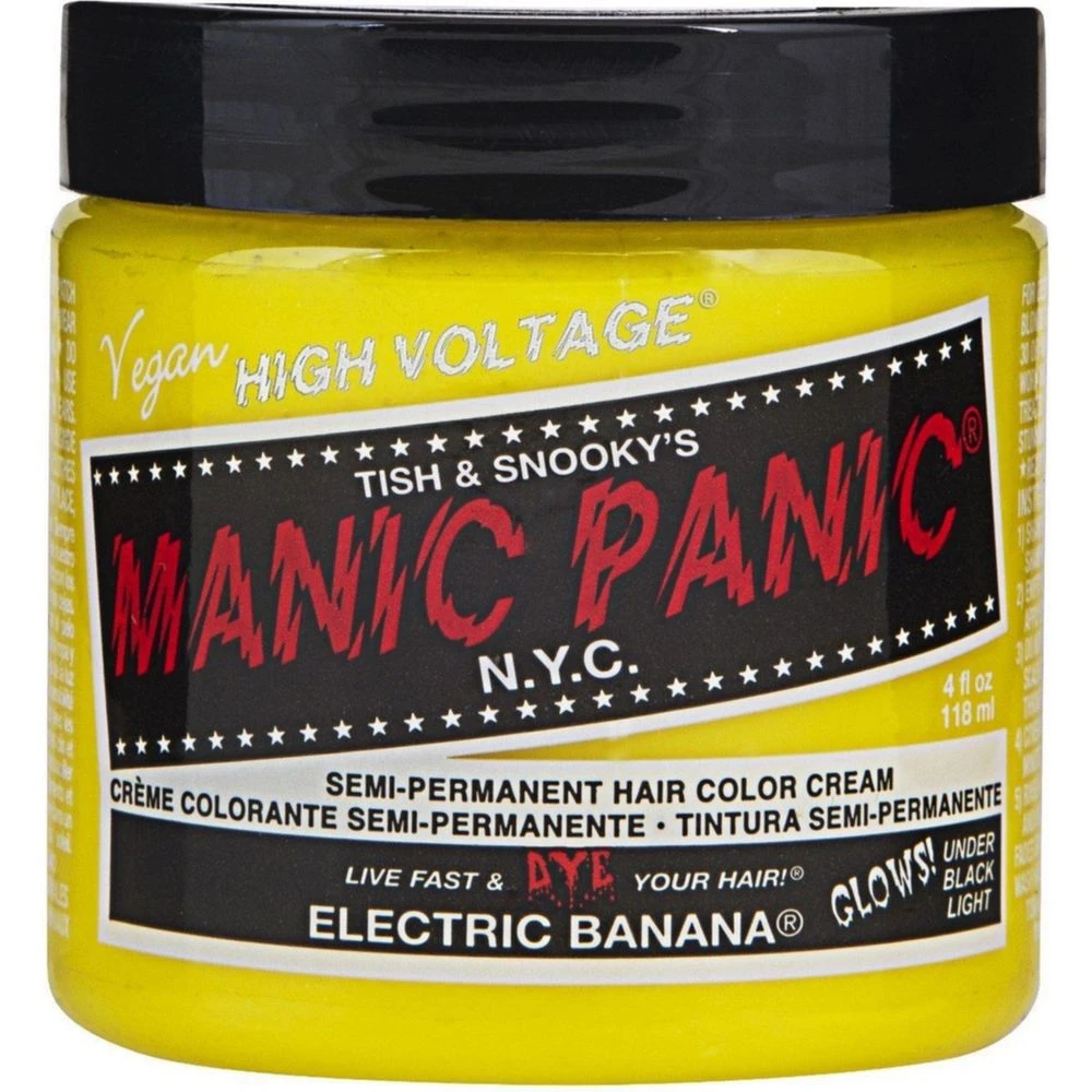 Manic Panic Creamtone Semi Permanent Hair Dye - Electric Banana 4oz 3 Manic Panic Creamtone Semi Permanent Hair Dye - Electric Banana 4oz