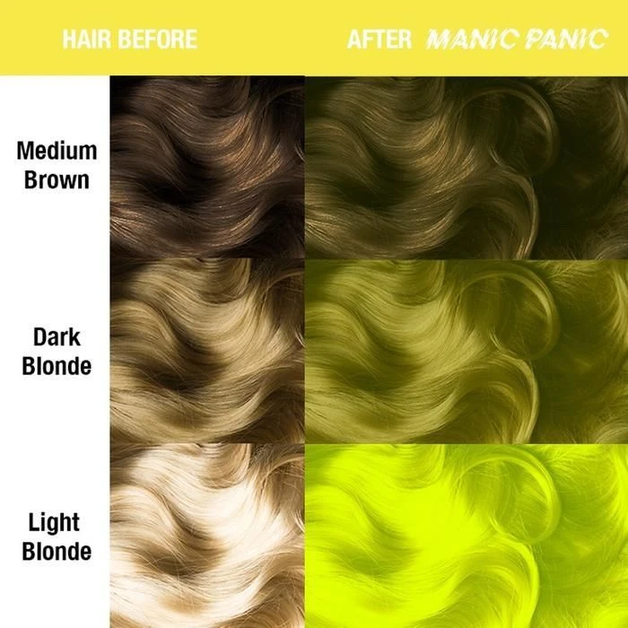 Manic Panic Creamtone Semi Permanent Hair Dye - Electric Banana 4oz 5 Manic Panic Creamtone Semi Permanent Hair Dye - Electric Banana 4oz - Image 3