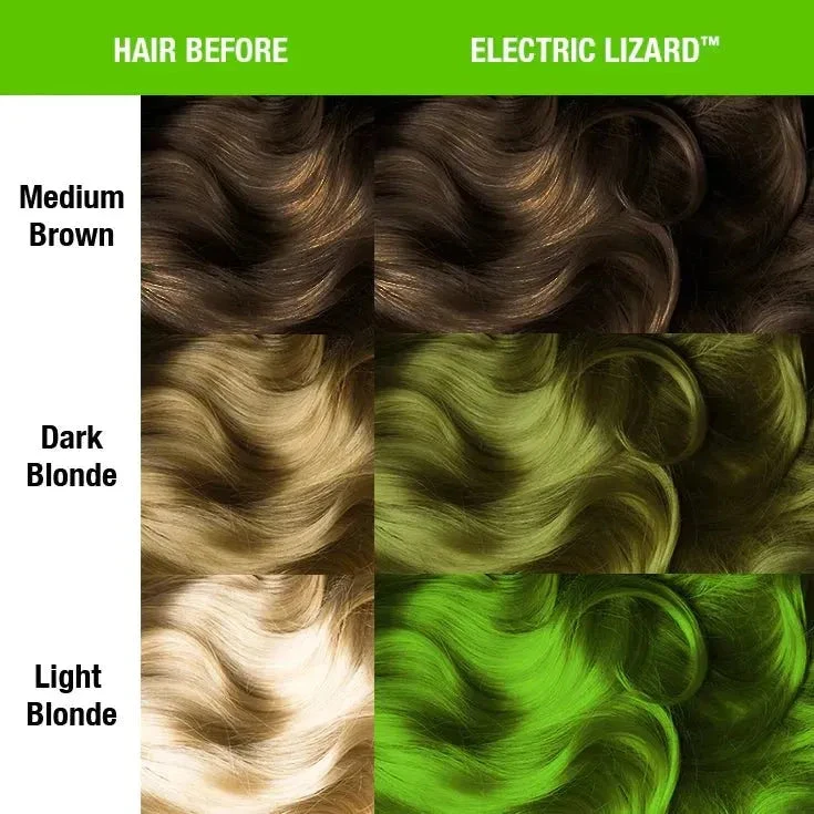 Manic Panic Creamtone Semi Permanent Hair Dye - Electric Lizard 4oz 5 Manic Panic Creamtone Semi Permanent Hair Dye - Electric Lizard 4oz - Image 3
