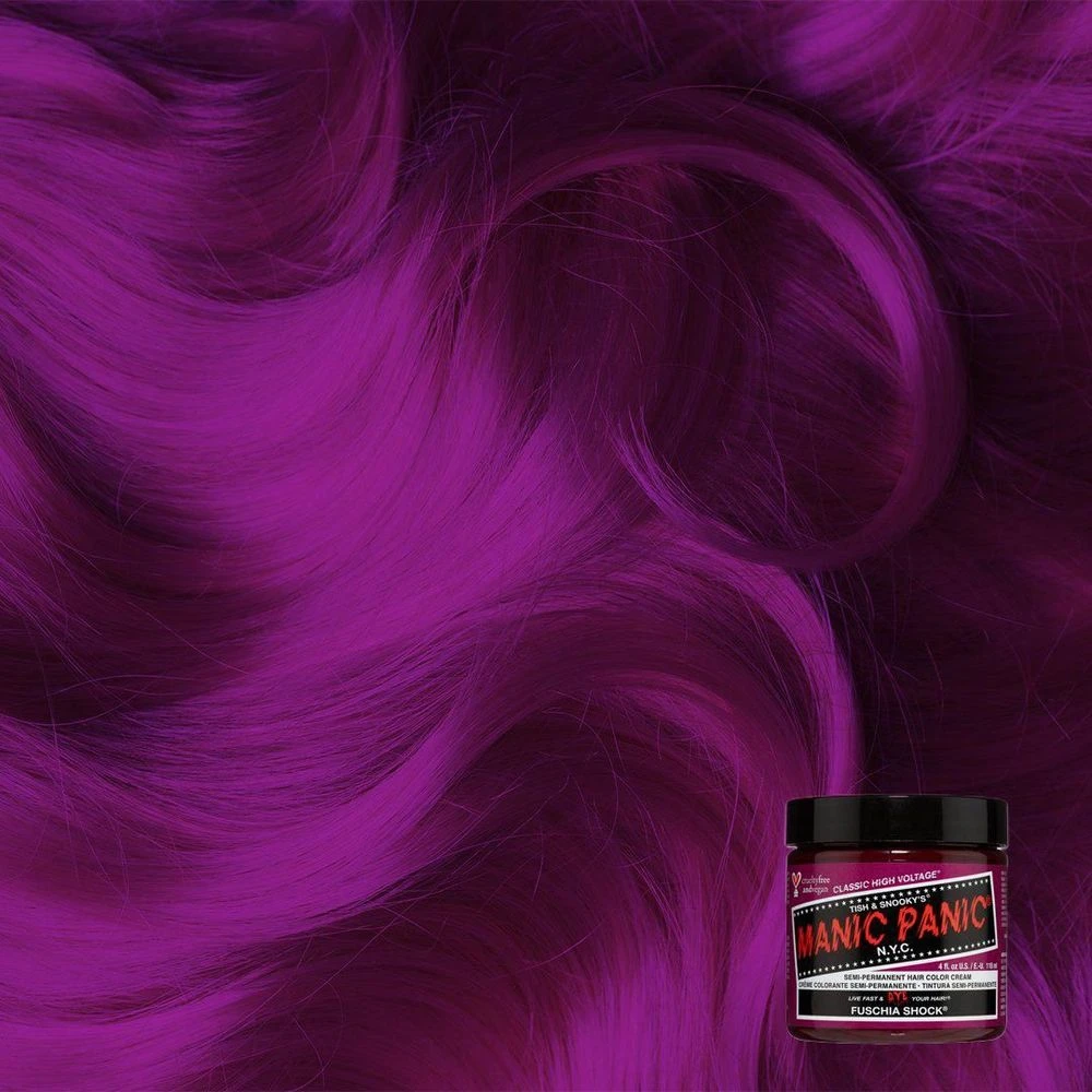 Manic Panic Creamtone Semi Permanent Hair Dye - Fuchsia Shock 4oz 4 Manic Panic Creamtone Semi Permanent Hair Dye - Fuchsia Shock 4oz - Image 2