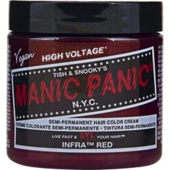 Manic Panic Creamtone Semi Permanent Hair Dye - Infra Red 4oz
