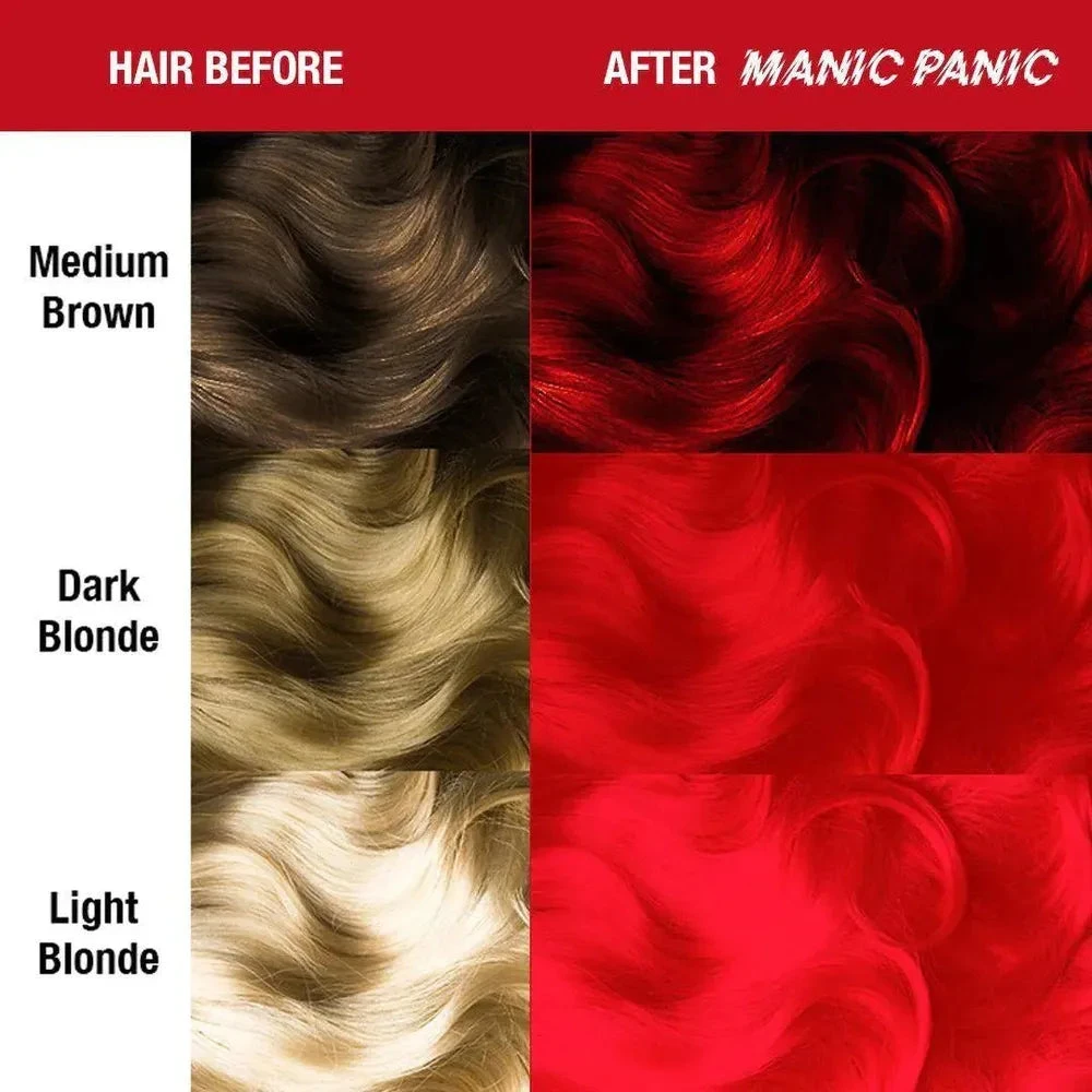 Manic Panic Creamtone Semi Permanent Hair Dye - Pillarbox Red 4oz 5 Manic Panic Creamtone Semi Permanent Hair Dye - Pillarbox Red 4oz - Image 3