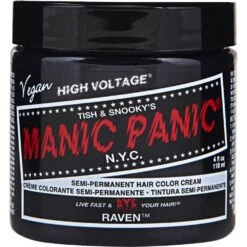 Manic Panic Creamtone Semi Permanent Hair Dye - Raven 4oz