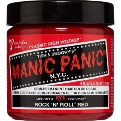 Manic Panic Creamtone Semi Permanent Hair Dye - Rock N Roll Red 4oz