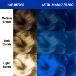 Manic Panic Creamtone Semi Permanent Hair Dye - Rockabilly Blue 4oz -Beauty Exchanges manic panic creamtone semi permanent hair dye rockabilly blue 4oz 181390