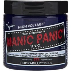 Manic Panic Creamtone Semi Permanent Hair Dye - Rockabilly Blue 4oz