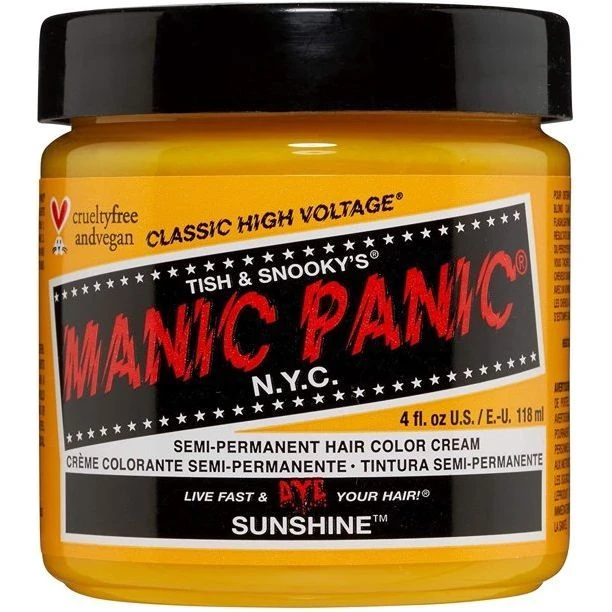 Manic Panic Creamtone Semi Permanent Hair Dye - Sunshine 4oz 3 Manic Panic Creamtone Semi Permanent Hair Dye - Sunshine 4oz