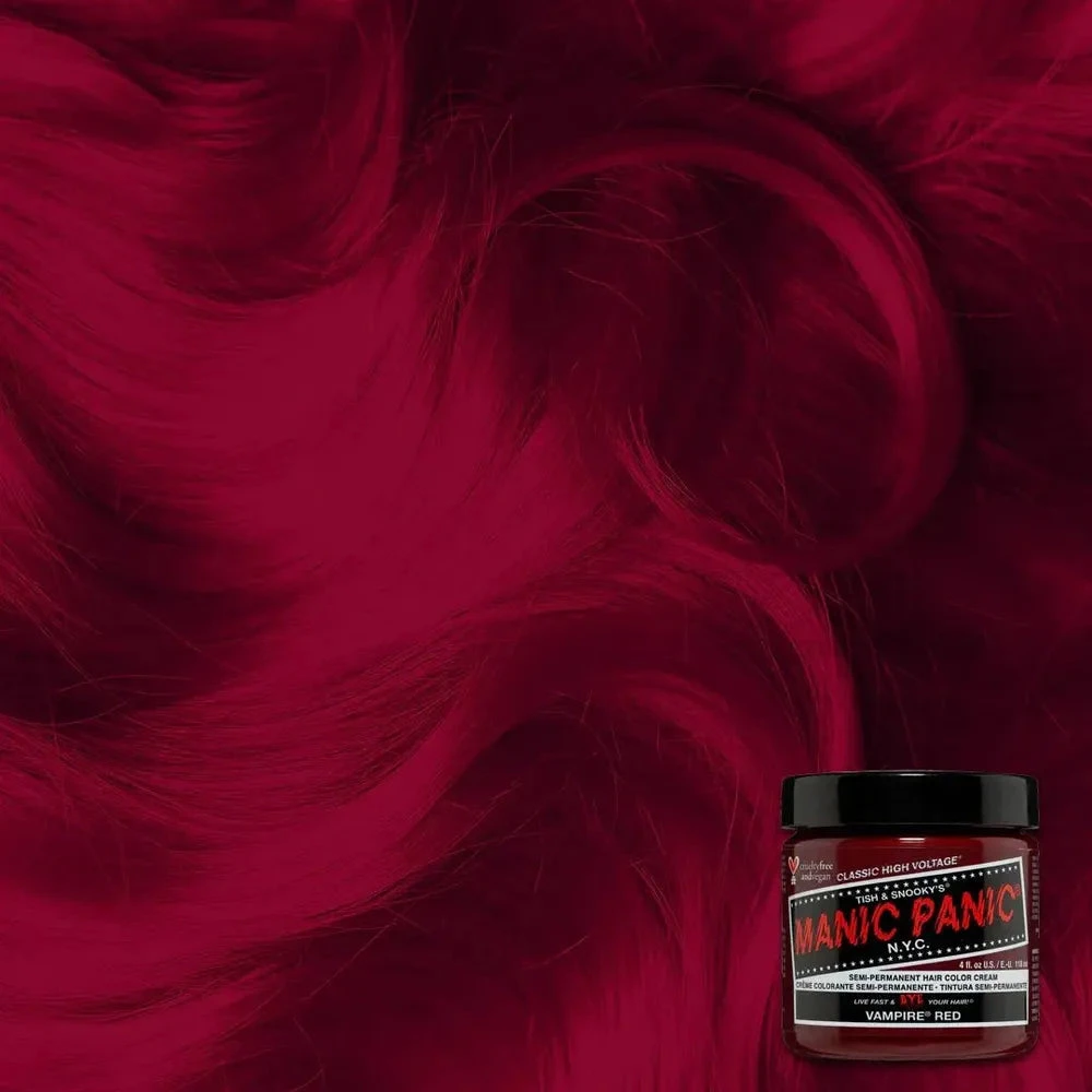 Manic Panic Creamtone Semi Permanent Hair Dye - Vampire Red 4oz 4 Manic Panic Creamtone Semi Permanent Hair Dye - Vampire Red 4oz - Image 2
