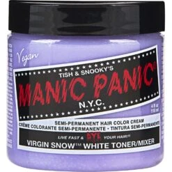 Manic Panic Creamtone Semi Permanent Hair Dye - Virgin Snow White Toner/Mixer 4oz