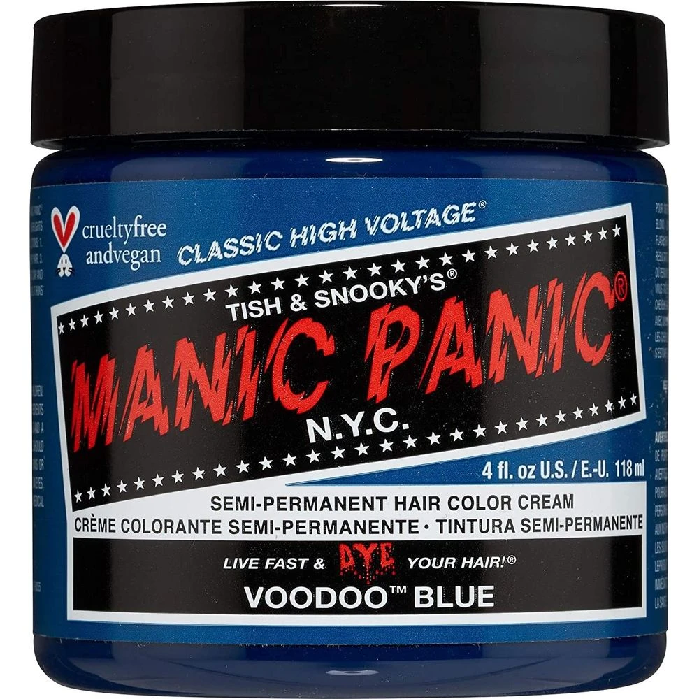 Manic Panic Creamtone Semi Permanent Hair Dye - VooDoo Blue 4oz 3 Manic Panic Creamtone Semi Permanent Hair Dye - VooDoo Blue 4oz