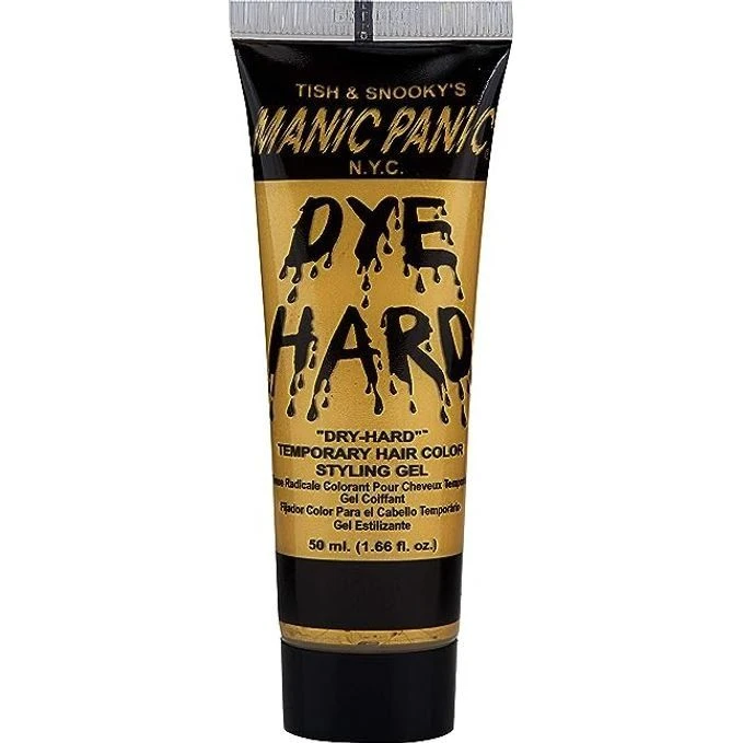 Manic Panic Dye Hard Temporary Hair Color Styling Gel 1.66 Fl Oz - Glam Gold 3 Manic Panic Dye Hard Temporary Hair Color Styling Gel 1.66 Fl Oz - Glam Gold
