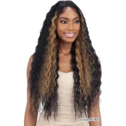Mayde Beauty Axis Synthetic Lace Front Wig - Sleek Crimp