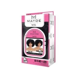 Mayde Beauty Full Wig – Curly Fro -Beauty Exchanges mayde beauty curly fro full wig voluminous curls natural texture heat safe one size 129876