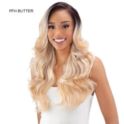 Mayde Beauty Synthetic 13x6 Glueless HD Frontal Lace Wig - Romy -Beauty Exchanges mayde beauty romy 13x6 glueless hd frontal lace wig deep parting bold colors natural look heat safe synthetic 601717