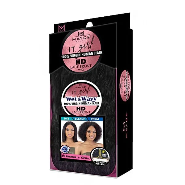 Mayde IT Girl HD Wet & Wavy Wig – Bohemian 12" 5 Mayde IT Girl HD Wet & Wavy Wig – Bohemian 12" - Image 3