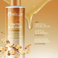 Mielle Oats & Honey Soothing Leave-In Conditioner Spray 6oz -Beauty Exchanges mielle oats honey soothing leave in conditioner spray 6oz 839107