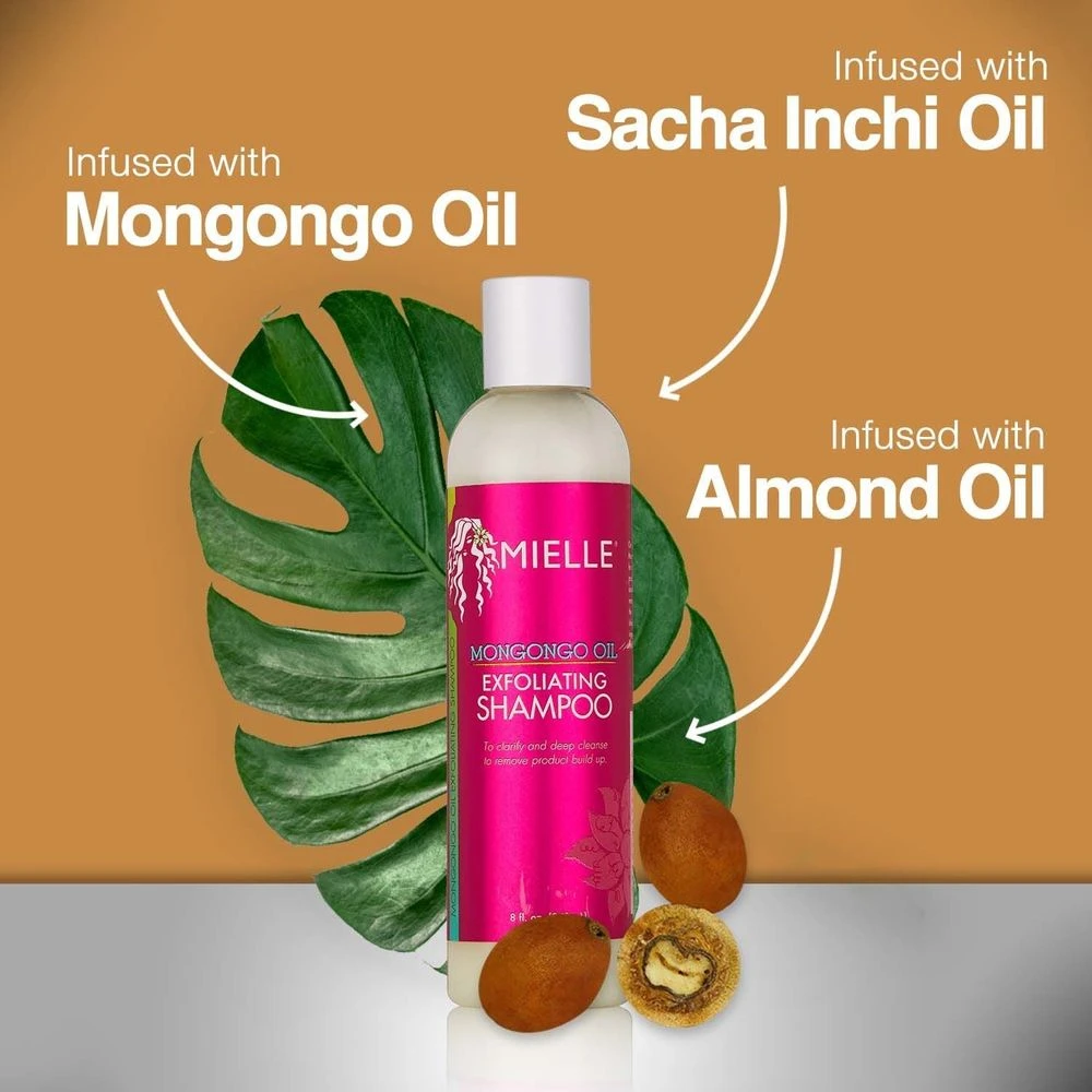 Mielle Organics Mongongo Oil Exfoliating Shampoo 8oz 5 Mielle Organics Mongongo Oil Exfoliating Shampoo 8oz - Image 3