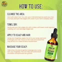 Mitchell Jamaican Castor Oil+ Rosemary Hair Oil 2oz -Beauty Exchanges mitchell brands jamaican amber jamaican castor oil rosemary hair oil 2oz60ml 787971