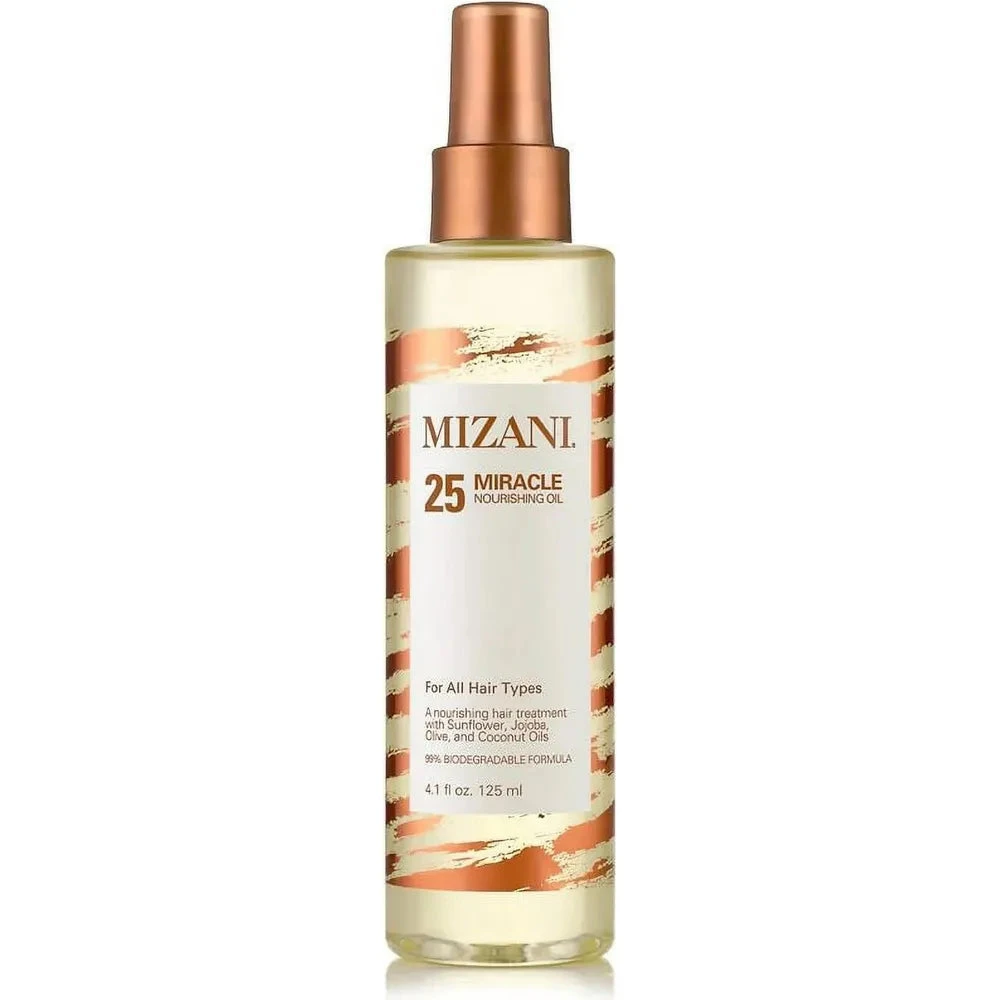 Mizani 25 Miracle Nourishing Hair Oil - Shine & Frizz Control 4.2oz 3 Mizani 25 Miracle Nourishing Hair Oil - Shine & Frizz Control 4.2oz