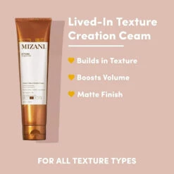 Mizani Styling Lived-In Texture Cream - Touchable Waves 5oz 5 Mizani Styling Lived-In Texture Cream - Touchable Waves 5oz -Beauty Exchanges mizani styling lived in texture cream touchable texture beachy waves for curl types straight styles 5oz 589811