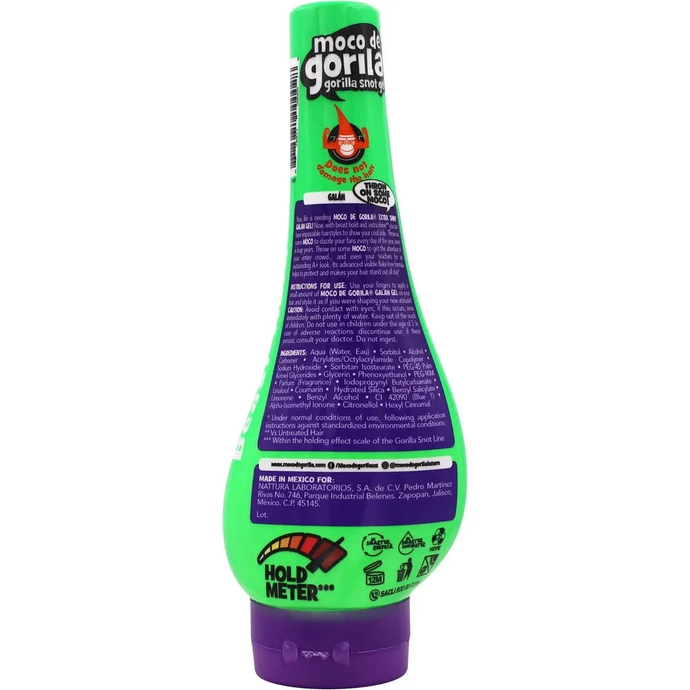 Moco De Gorila Gorilla Snot Hair Gel – Strong Hold – 11.9oz 4 Moco De Gorila Gorilla Snot Hair Gel – Strong Hold – 11.9oz - Image 2