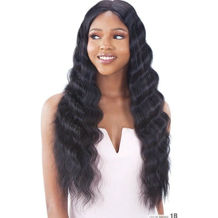 Model Model 5" Lace To Lace Synthetic Lace Front Wig - Triple Barrel Curl 020 5 Model Model 5" Lace To Lace Synthetic Lace Front Wig - Triple Barrel Curl 020 - Image 3