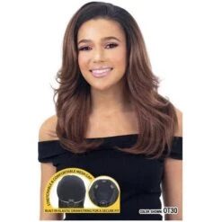 Model Model Switch Drawstring Full Cap Synthetic Half Wig - Gotcha