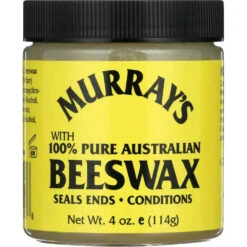 Murray's Pure Australian Beeswax - Seals Ends Conditions 4 Oz