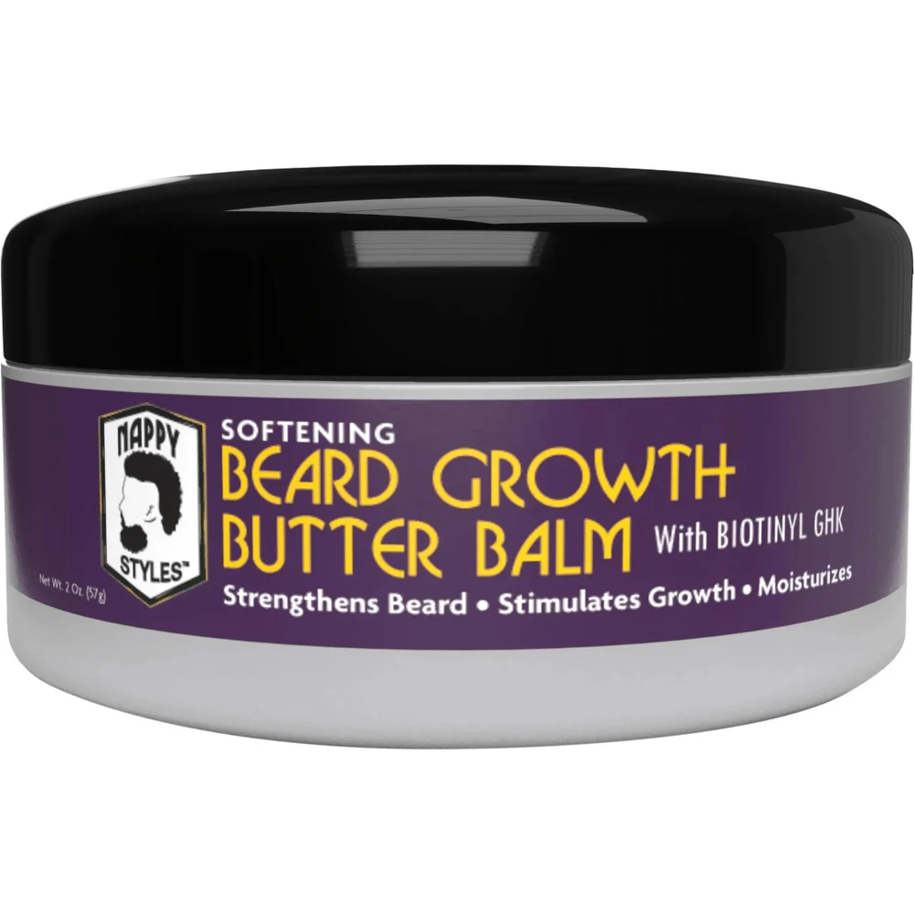 Nappy Styles Beard Growth Butter Balm - 2 Oz 3 Nappy Styles Beard Growth Butter Balm - 2 Oz