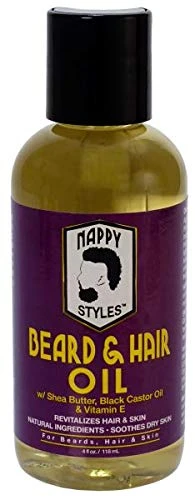 Nappy Styles Beard & Hair Oil – 4 Oz