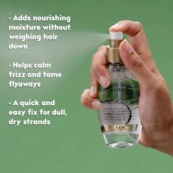 OGX Weightless Hydrating Oil Mist - 4 Oz -Beauty Exchanges ogx weightless hydrating oil mist lightweight hydration shine 4 oz 193879