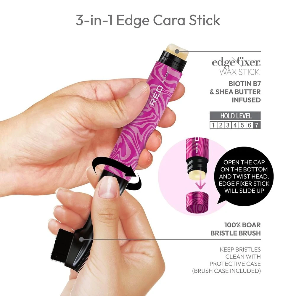 Red By Kiss Sweet Peach Edge Brush + Edge Fixer 6 Red By Kiss Sweet Peach Edge Brush + Edge Fixer - Image 4