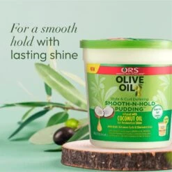 ORS Olive Oil Style And Curl Smooth-N-Hold Pudding - 13 Oz 19 ORS Olive Oil Style And Curl Smooth-N-Hold Pudding - 13 Oz -Beauty Exchanges ors olive oil style curl smooth n hold pudding alcohol free adds shine 130 oz 131323
