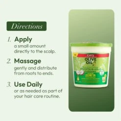 ORS Olive Oil Style And Curl Smooth-N-Hold Pudding - 13 Oz 14 ORS Olive Oil Style And Curl Smooth-N-Hold Pudding - 13 Oz -Beauty Exchanges ors olive oil style curl smooth n hold pudding alcohol free adds shine 130 oz 460104