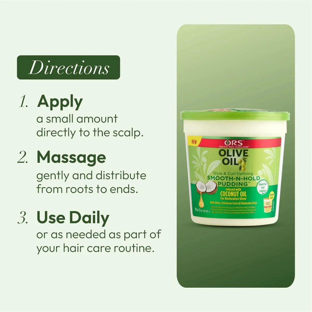 ORS Olive Oil Style And Curl Smooth-N-Hold Pudding - 13 Oz 6 ORS Olive Oil Style And Curl Smooth-N-Hold Pudding - 13 Oz - Image 4