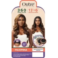 Outre 360 Frontal Human Blend Lace Front Wig 13x6 Lace Frontal - Maximina 13 Outre 360 Frontal Human Blend Lace Front Wig 13x6 Lace Frontal - Maximina -Beauty Exchanges outre 360 frontal lace wig 13x6 lace frontal human blend lace front wig maximina 988302