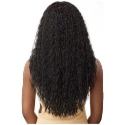 Beauty Exchanges -Beauty Exchanges outre 5x5 lace closure wig 100 human hair blend peruvian water wave 24 749326