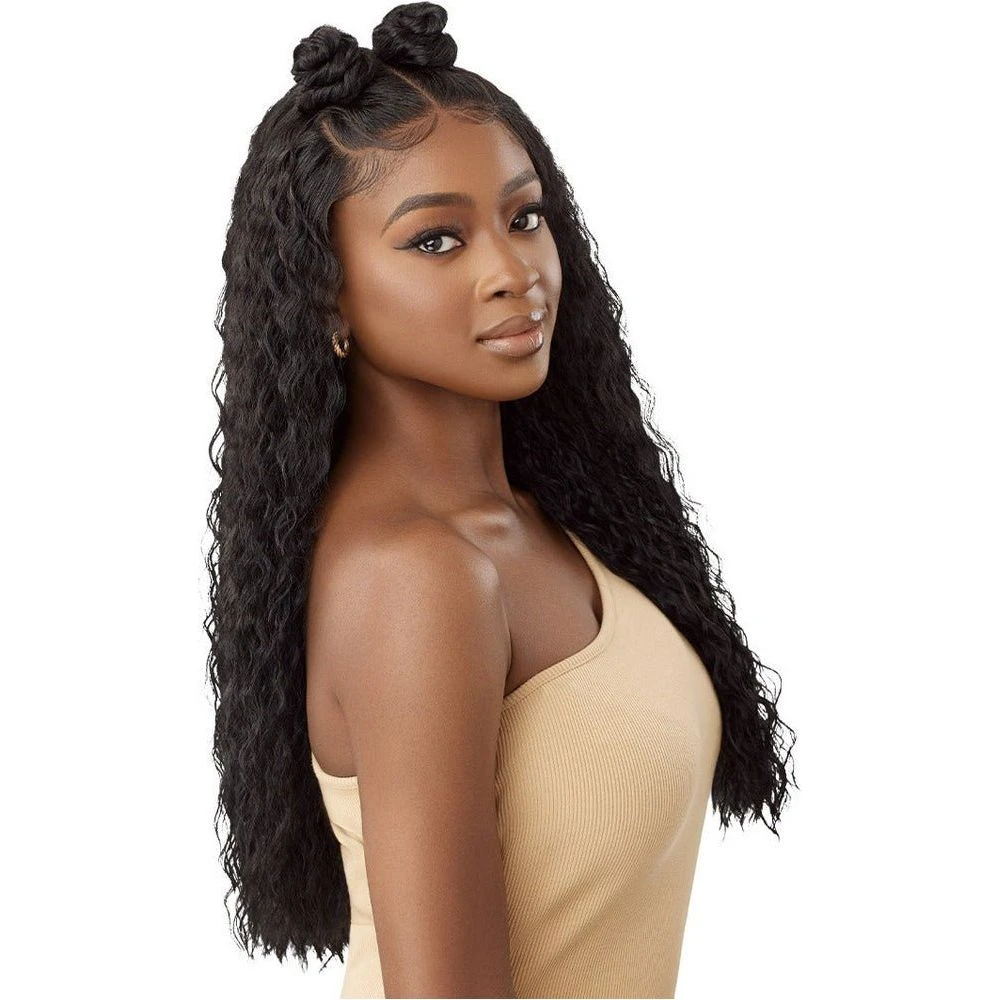 Outre 5×5 HD Lace Closure Wig – Peruvian Water Wave 24″ 6 Outre 5×5 HD Lace Closure Wig – Peruvian Water Wave 24″ - Image 4