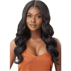 Outre 5x5 Lace Closure Wig Human Hair Blend - Body Curl 24”