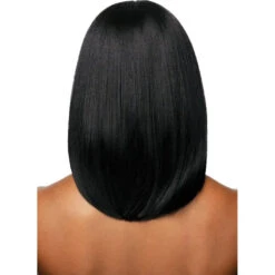 Outre 5x5 Lace Closure Human Hair Blend Wig Natural Yaki 14" -Beauty Exchanges outre 5x5 lace closure wig human hair blended lace closure wig natural yaki 14 674493