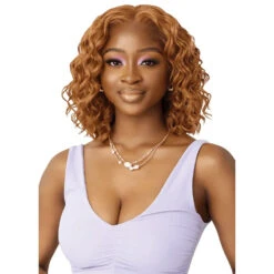 Outre Airtied 100% Fully Hand-Tied Human Hair Blend HD Lace Wig - Loose Deep 12" -Beauty Exchanges outre airtied 100 fully hand tied human hair blend hd lace wig loose deep 12 686042