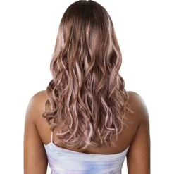 Outre Airtied 100% Fully Hand-Tied Human Hair Blend HD Lace Wig - Natural Wave 20" -Beauty Exchanges outre airtied 100 fully hand tied human hair blend hd lace wig natural wave 20 434395